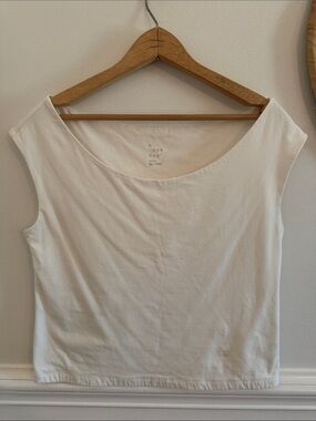 a new day White Scoop Neck Tank Top